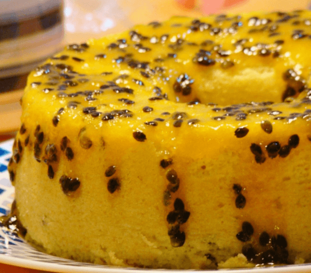 bolo de maracujá